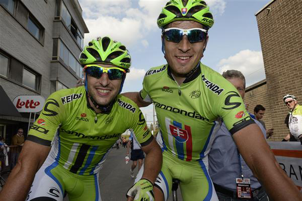 Oscar Gatto and Peter Sagan